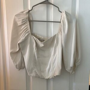Abercrombie & Fitch Cream Blouse